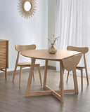 Kave Home - Table Extensible Maryse 70 (120) x 75 cm Finition en chêne