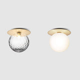 Corridor Lumière Allée Plafonnier Plafonnier Boule De Verre Rond Plafonnier Lumière LED Plafonnier