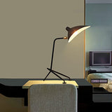 Refoiner Lampe de bureau à gradation Lampes de table nordiques SERGE MOUILLE à côté de la lampe pour étude chambre salon décor à la maison luminaire moderne maquillage table lumière,smal