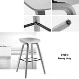 YLCJ Tabourets de Bar Chaise Repose-Pieds avec siège ABS Chaises de Salle à Manger Tabouret pour Le Petit déjeuner Cuisine Restaurant Pub | CAF; Tabouret de Bar Max. Charge 150kg Jambes de Bois