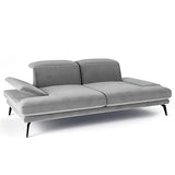 Siblo Canape 2 Places - Deli 2 Collection Meubles de Salon - Confortable Canapé Convertible - Canapé 2 Places - Gris - 215x112x83 cm