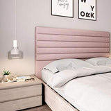 Paris Prix - Tête De Lit Design bombé 140cm Rose
