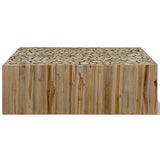 vidaXL Teck Authentique Table Basse 90x50x30 cm Table d'Appoint Meubles de Canapé