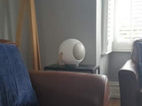 UB+ Enceinte Bluetooth Eupho E2 Légère - Haut-Parleur Connecté Portable - Autonomie 30 h - Basses Puissantes - Speaker sur Pied ou de Table - Baffle Intérieur et Extérieur - Port USB - Blanc