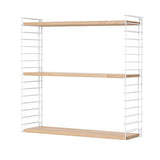 Metaltex ESTANTERIA 3 PISOS 'TOMADO' Blanco-Madera 37.76.07/337 12 x 21 x 68 cm