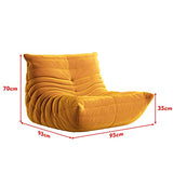 ArtsPavilion Canapé De Sol Paresseux Doux, Chaise Au Coin du Feu, Canapé Accent Bean Bag pour Salon Salon Bureau, Amovible, Lavage XL White