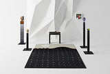 RugVista, Xenia, Fait à la Machine, Tapis, Moderne, Longue Pile, ∅ 200 cm, Rond, Oeko-Tex Standard 100, Polypropylene, Couloir, Chambre, Cuisine, Salon, Beige/Bleu