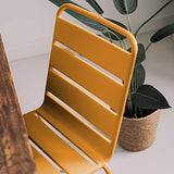 Oviala Palavas - Chaise en métal Jaune