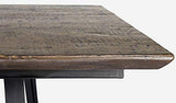 PEGANE Table à Manger/Table Repas en Bois recyclé Coloris Marron - L.200 x P.90 x H.76 cm