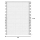 ECD Germany Fauteuil Suspendu - Avec 2 Coussins - Jusqu'à 120 kg - Beige - En Coton/Bois Dur - Intérieur et Extérieur - Chaise Relaxation Hamac Suspendu - Chambres Patio Pont de Bateau Jardin Cour