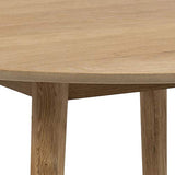 AC Design Furniture Pernille Table à Manger Ronde, Ø: 120 x 75,5 cm, Chêne, Bois, 1 pc