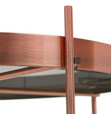 Alterego Table Basse de Salon 'Kolos BIG' Couleur cuivre