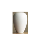 Chinois Vase en céramique Blanche décoration Salon Pot en Argile Arrangement de Fleurs décoration de la Maison SMBYLL (Size : High30.5 CM)