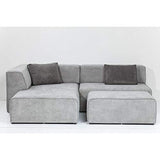 Canapé Infinity Antique Ottoman gauche gris Kare Design