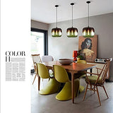 Suspension En Verre Rétro Double Couleur Globe En Verre Suspension E27 Lampes Suspendues À Tête Unique Réglable En Hauteur Pour Chambre Cuisine Île Restaurant,Vert,Pleasant63