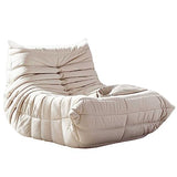 LCYZ Chaises Sac Haricots Géants Chaise Canapé Paresseux Chaise Jeu Au Sol Chaise Canapé Rembourrée Pliante Salle De Séjour, Chambre, White