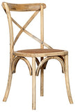 Biscottini Chaise Salle a Manger Bois 86x42x46 cm | Chaise bistrot Bois Made in Italy | Chaise Bois Finition Vintage | Chaise en rotin
