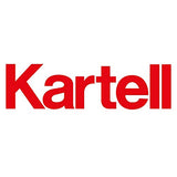 Kartell Papyrus fauteuil transparent rouge orangé