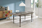 InHouse srls Table Extensible en Bois et mélamine, Couleur vin, 140/190 x 85 x H 76 cm