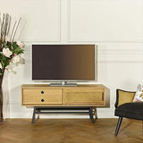 Robin des bois - Meuble TV chêne LALALA 1 Porte, 1 Tiroir