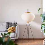 Lampe En Papier De Riz, Lampadaire De Style Japonais Pour Chambres À Coucher, Lampe Sur Pied En Papier De 120 Cm / 47,2 Pouces, Abat-jour En Papier De Riz Fait À La Main, Support De Lampe E27