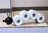 DanDiBo Porte-rouleau de papier toilette en métal Noir