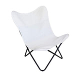 PAPILLON Fauteuil en Textilene BLANC 75X87XH86CM