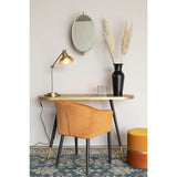 MATHI DESIGN Cosy - Chaise de Repas en Velours Orange