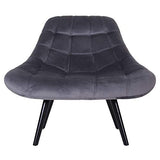 Lot de 2 fauteuils Danios Velours Gris