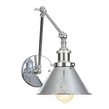 JING Lampe Murale Vintage Ajustable Simplicité E27 avec Bras Oscillant Applique Murale (110-240V, sans Ampoule Incluse)
