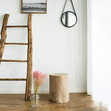 NNHDWS Table D'appoint De Souche, Bûche Tabouret Bois Rétro Vieux Jeu Nostalgique Tabouret Rond, Utilisé pour Les Tables d'angle dans Le Salon, Chambre Tabouret Bas,S