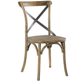 MATHI DESIGN Chaise bistrot Chene