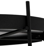 Alterego Table Basse 'Kolos Medium' Noire