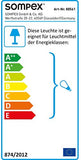 SOMPEX - Suspension décentrée et orientable blanc Arc
