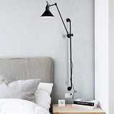Applique murale LED rotative industrielle américaine rétro Grande taille 120 cm couleur applique murale en métal LED Bing Vision pour éclairage intérieur