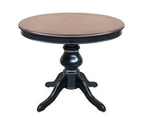 Arteferretto Table à Manger Extensible Bicolore - diamètre 100 cm