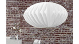 Suspension design blanche Luna 50 cm