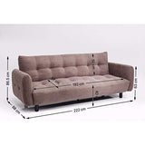 Kare Design Canapé-lit Texas Marron