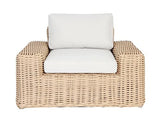 Vente-unique - Lot de 2 Fauteuil de Jardin en résine tressée - Obidos