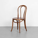 XF XYFFChaise De Salle À Manger en Bois Massif Dossier Rotin Visage Chaise Sanner