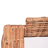 vidaXL Canapé à 2 Places de Jardin Résine Tressée Meuble de Patio Canapé Extérieur Mobilier de Jardin Terrasse Cour Salon Intérieur