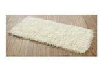 Rugs & Stuff Tapis Flokati Tapis grec à poil long Couleur ivoire 1500 g/m² 4 tailles disponibles, Laine, beige, 140 x 200 cm