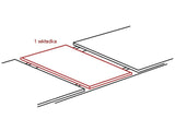 SIGNAL MEBLE Table Extensible Effet Marbre - Noir - Pieds en Métal Noir - 8 Couverts - D 100 Cm X H 76 Cm