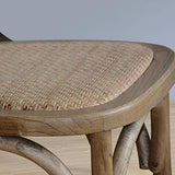 Boléro gg656 Chaises de salle à manger avec dossier en bois, naturel (Lot de 2)