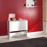 Table Pliante Contemporain avec 2 Abattants Blanc 103 x 76 x 73,4 cm, 2050A2100X00