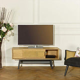 Robin des bois - Meuble TV chêne LALALA 1 Porte, 1 Tiroir