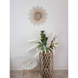 Miroir mural décoratif Doré Métal Verre 55 cm A