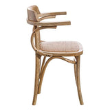 ixia.es Paire de chaises en bois et rotin