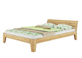 Erst-Holz Cadre de lit Adulte pin Naturel Extra Long 160x220 Robuste et Moderne, sans literie 60.62-16-220oR