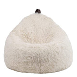 icon Pouf Fauteuil en Fausse Fourrure Cocoon, Pouf Geant de Salon, Pouf Fauteuil pour Adultes avec Remplissage